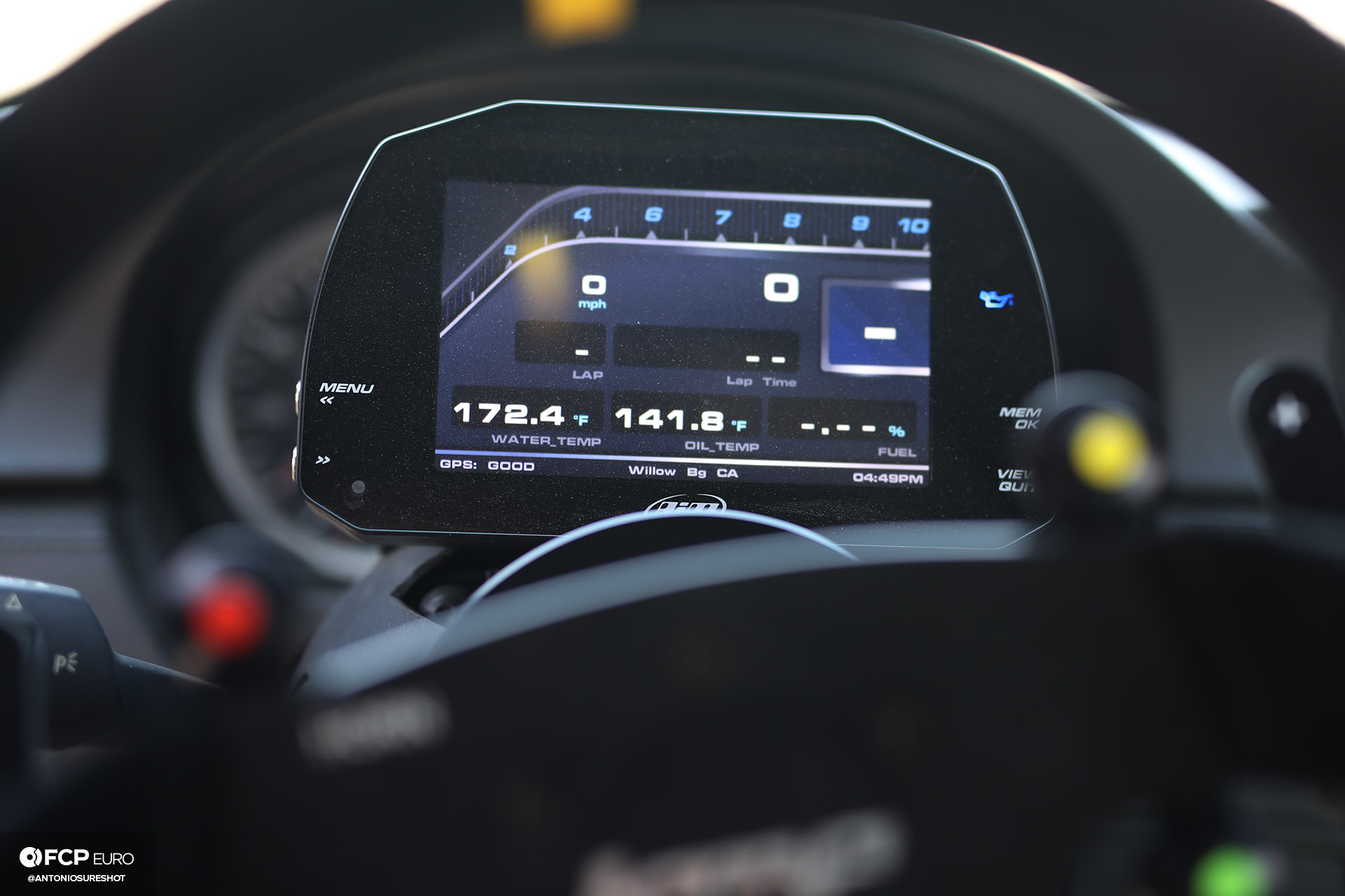 Bimmer Challenge BMW E92 M3 Aim Sports Digital Dashboard Motec FCP Euro