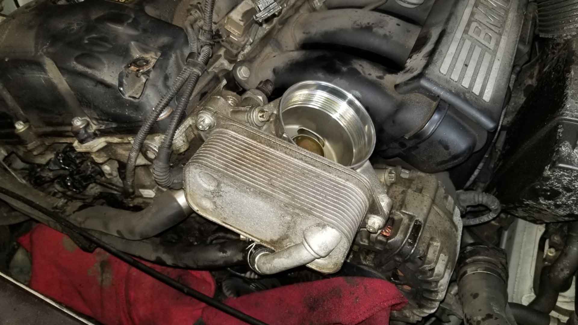 BMW Oil Filter Housing Leak