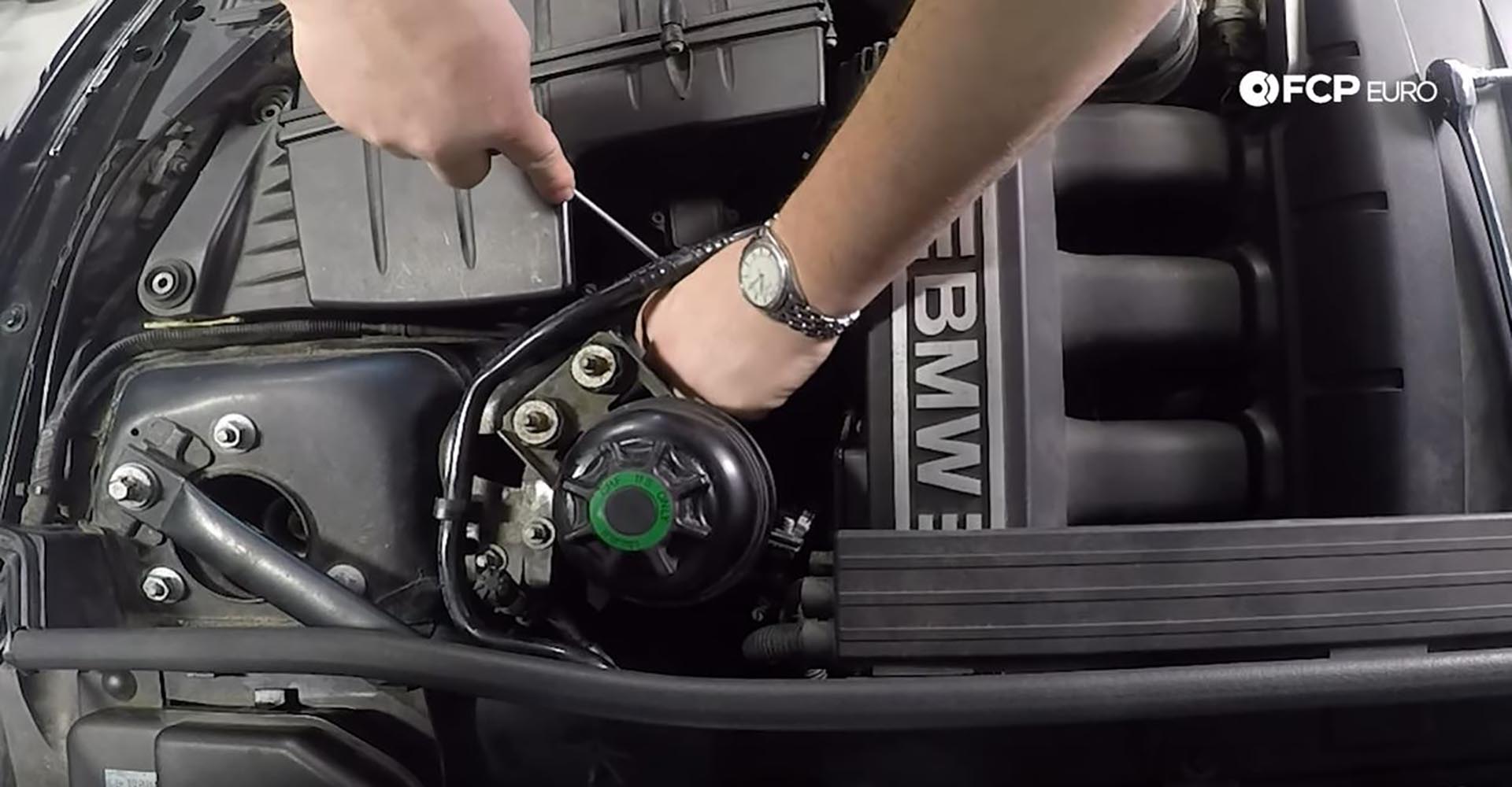 BMW Steering Rack airbox MAF plug removal