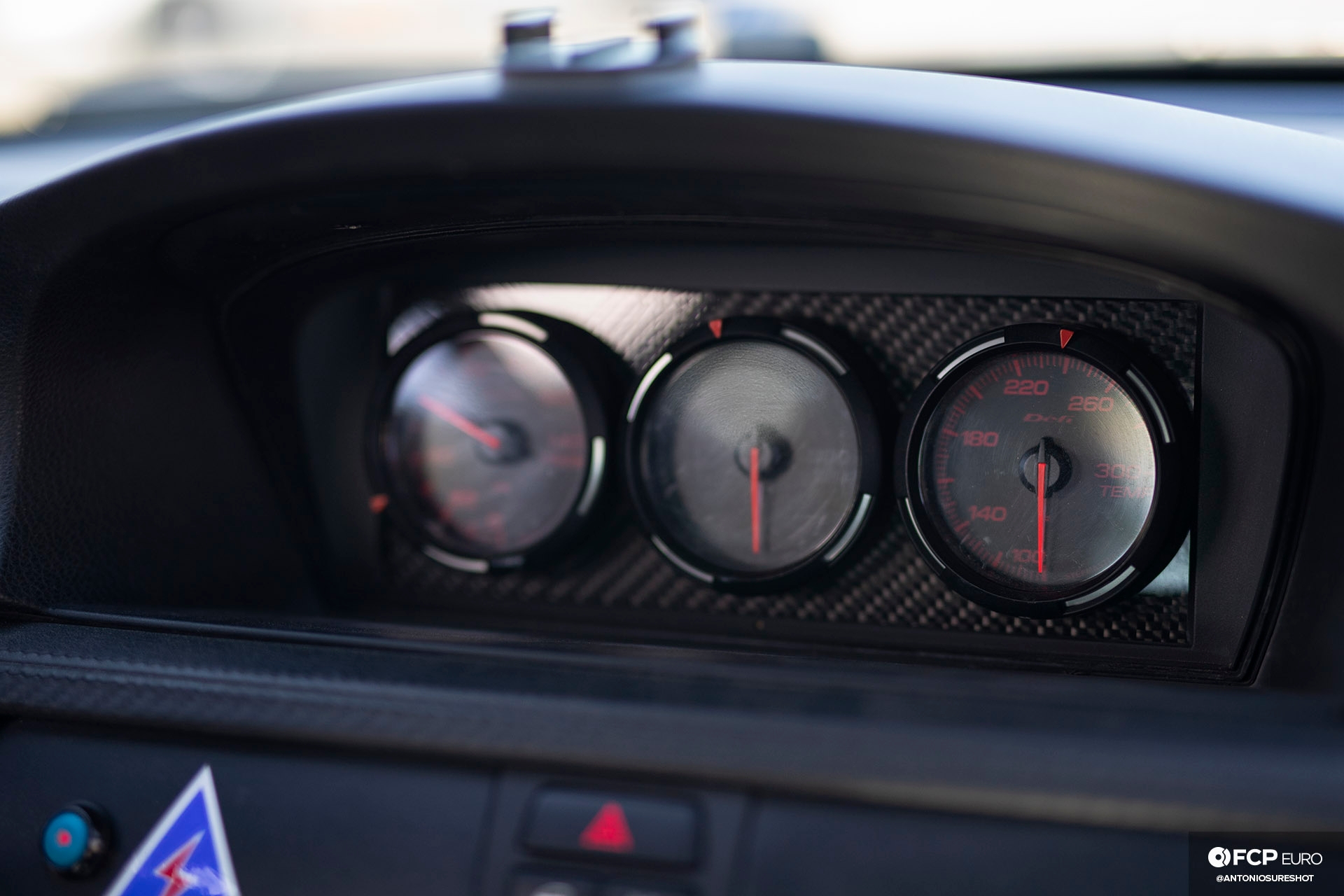 Bimmer Challenge BMW E92 M3 DEFI Gauges FCP Euro