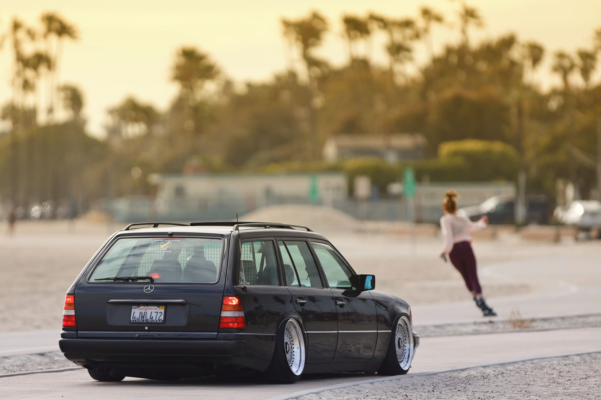 S124 Mercedes Benz E320 wagon BBS RS Airlift