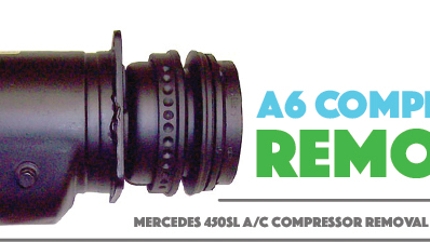 How to Remove a Mercedes 450SL A6 Compressor