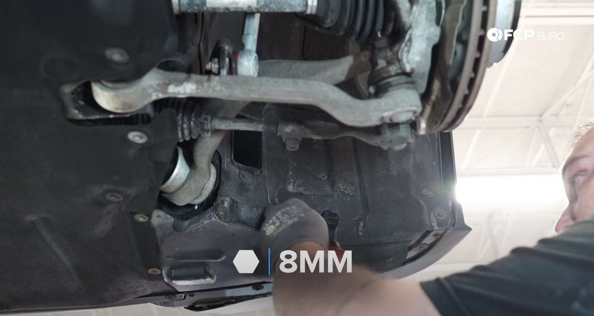 DIY BMW F30 Front Control Arm Replacement removing the wheel well liner fasteners