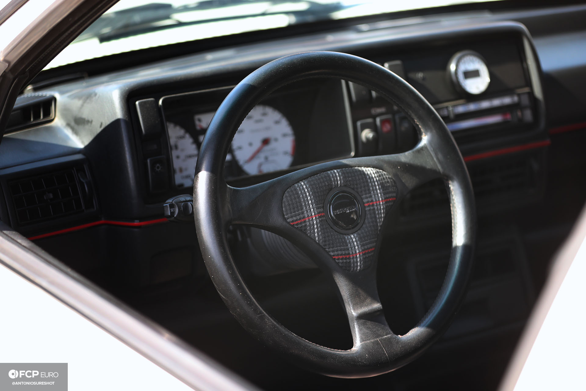 VW GTI steering wheel