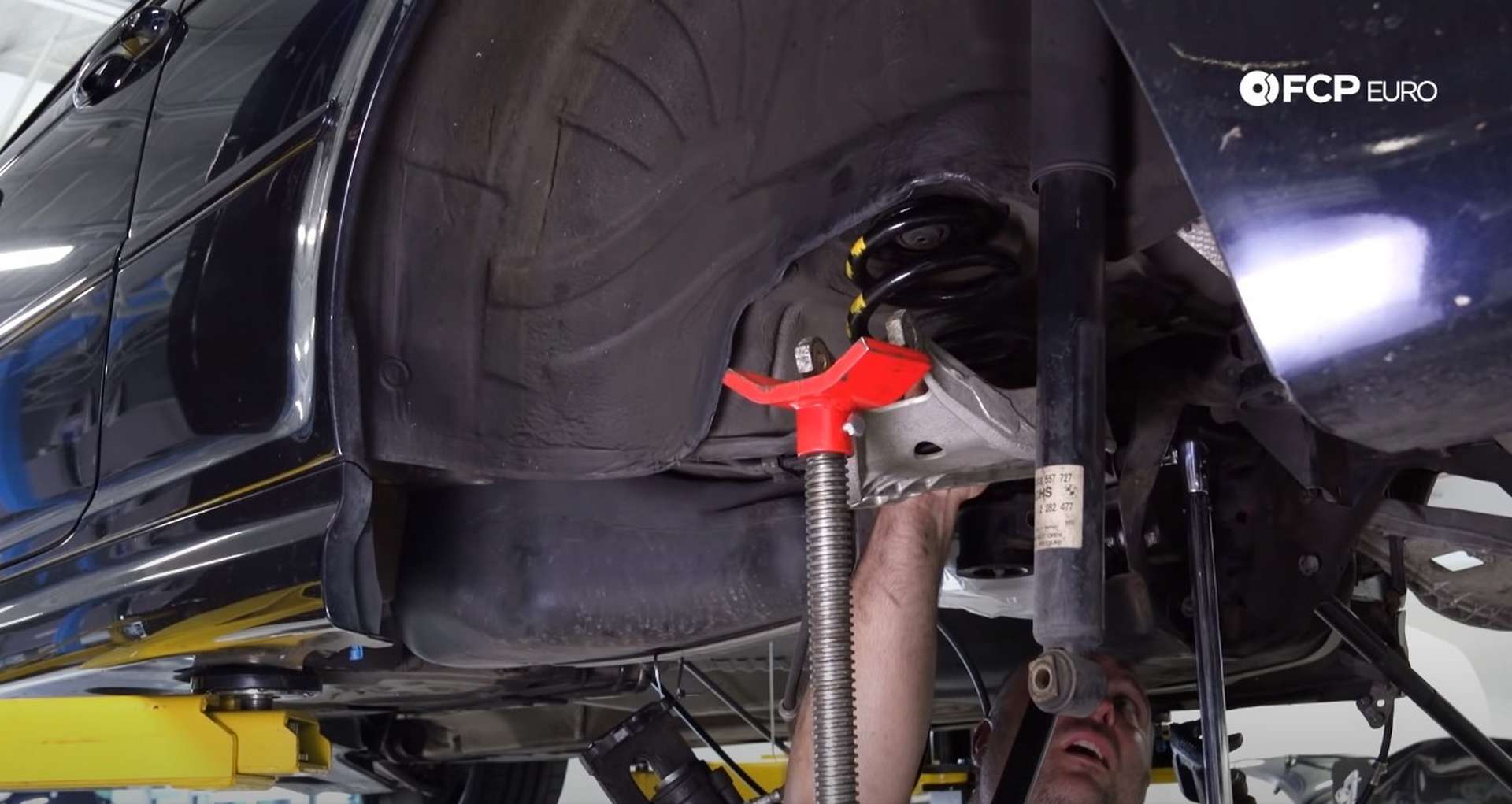 DIY E46 BMW M3 Rear Subframe Refresh Part 3 torquing the control arms at ride height
