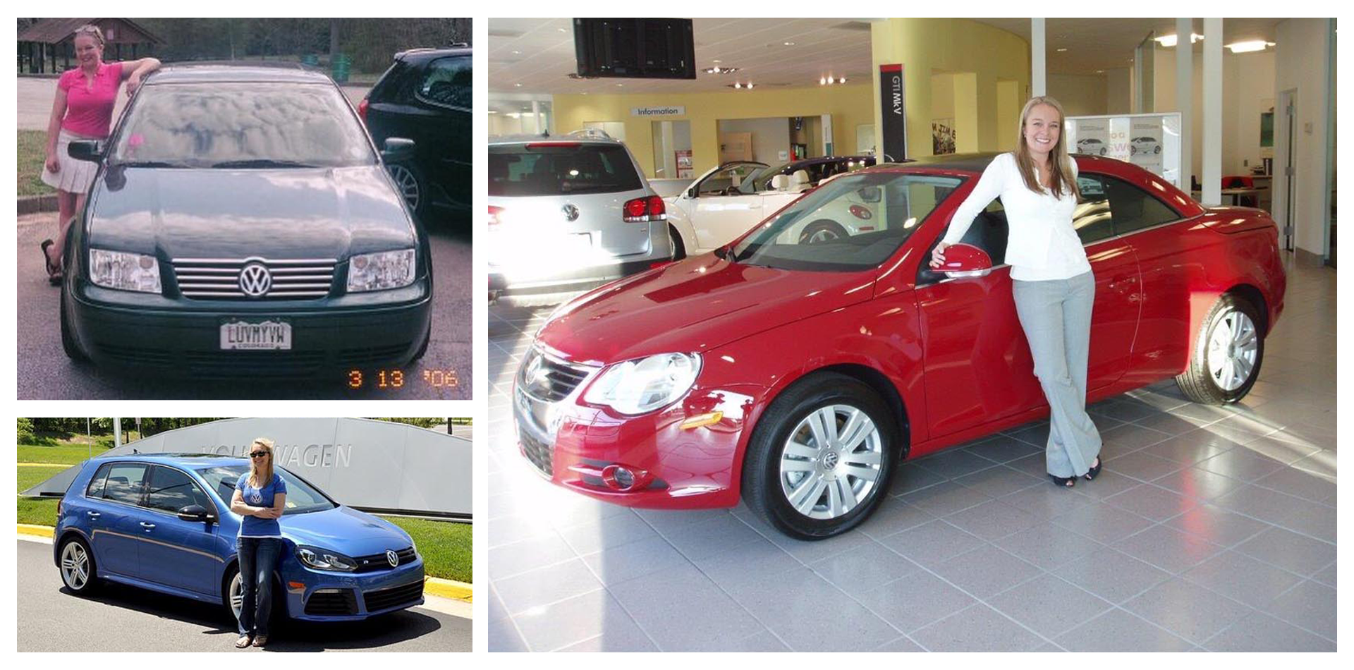 Megan Closset Mk4 Jetta Mk6 Golf R Eos collage