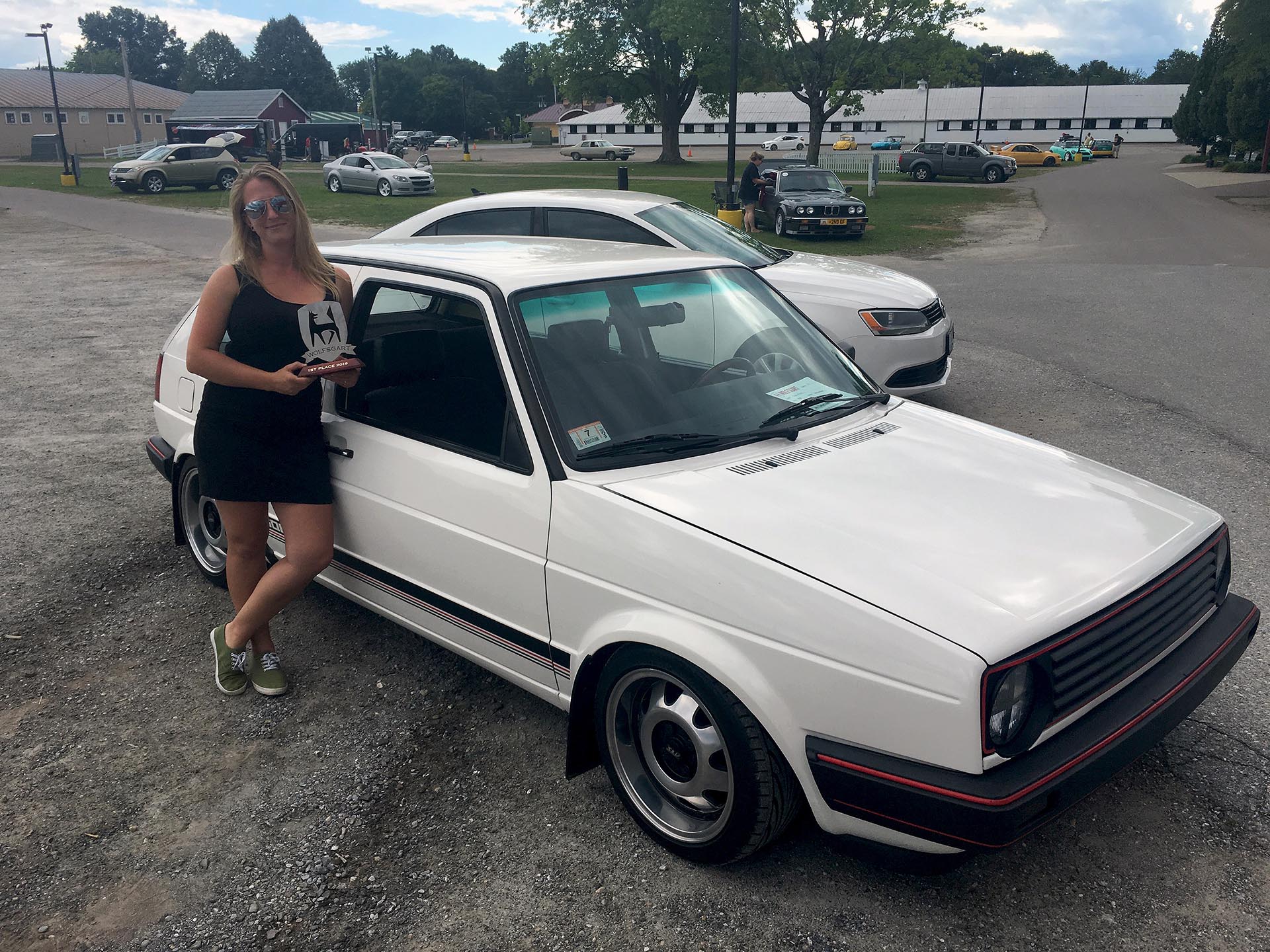 Rachel_L Alpine White Mk2 Golf Wolfsgart Award