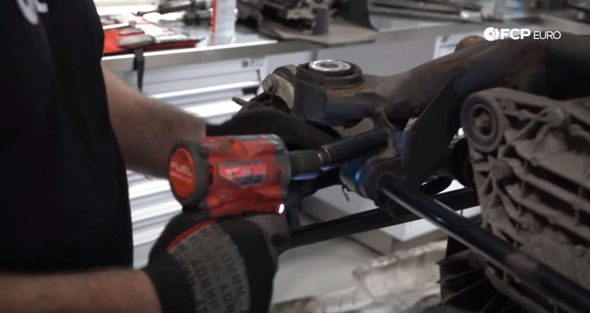 DIY E46 BMW M3 Rear Subframe Refresh Part 2 removing the sway bar bracket