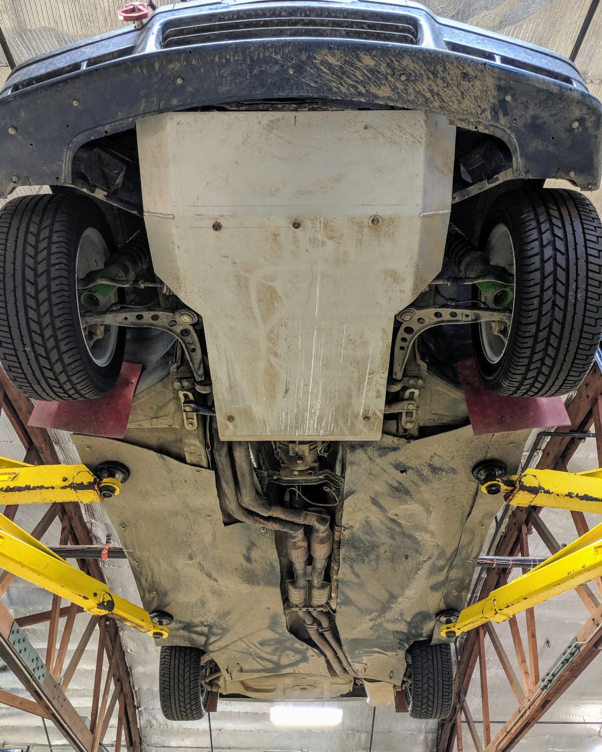 Beareded Ryno Rally Team BMW E36 M3 Rally Car Under Body Protection