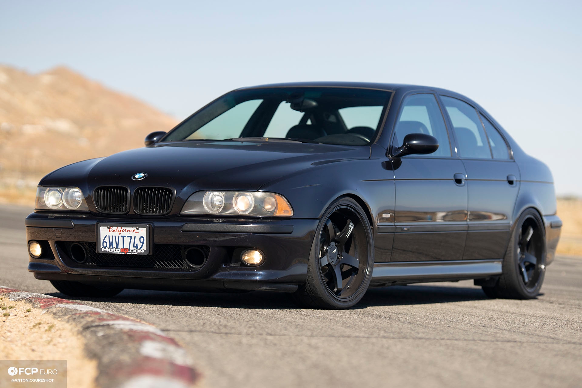 E39 BMW M5 S62 MotoIQ Advan Wheels KW Suspension Stoptech