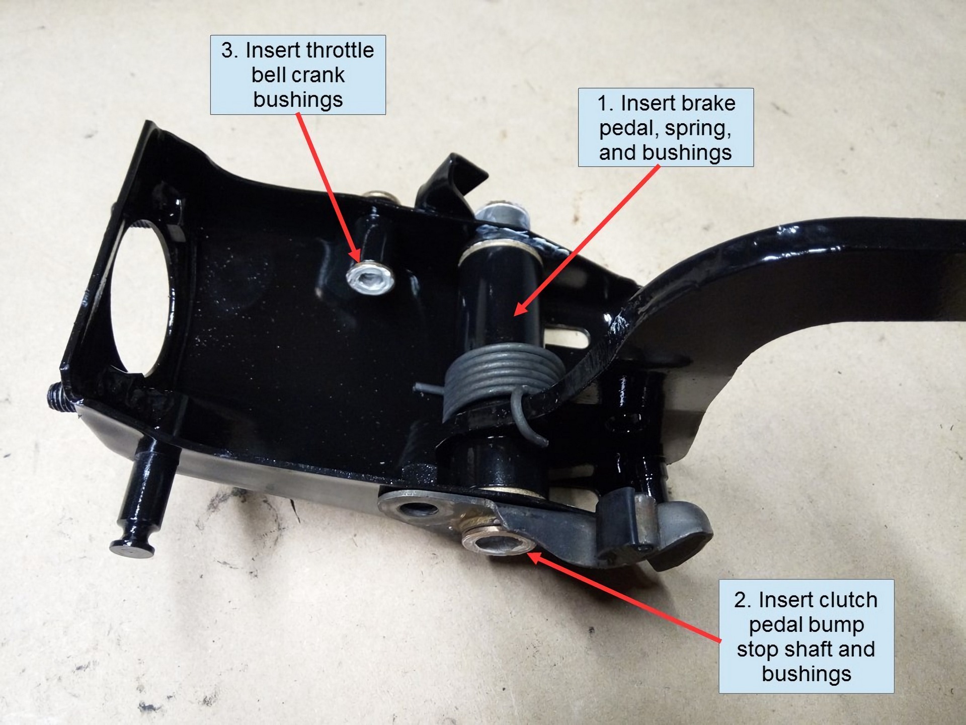 Porsche 911 Pedal Cluster Rebuild 23