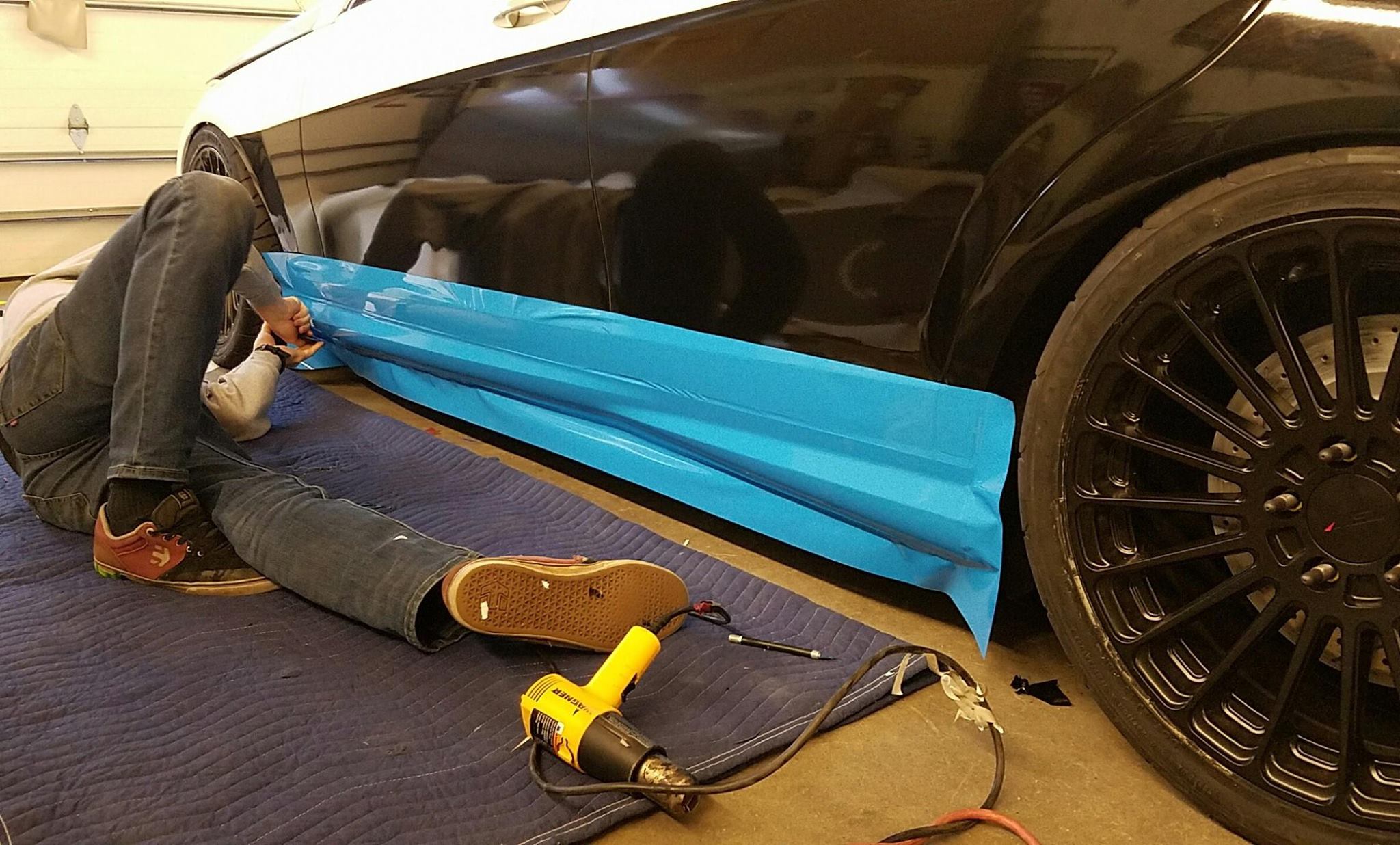 Mercedes C300 Race Car - Wrap, Vinyl, Logos