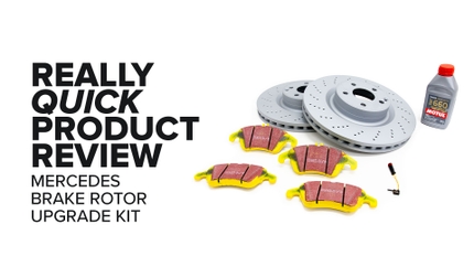 Mercedes-Benz W204 (C250, C300, & E350) Brake Rotor Upgrade Kit - Features And Product Review