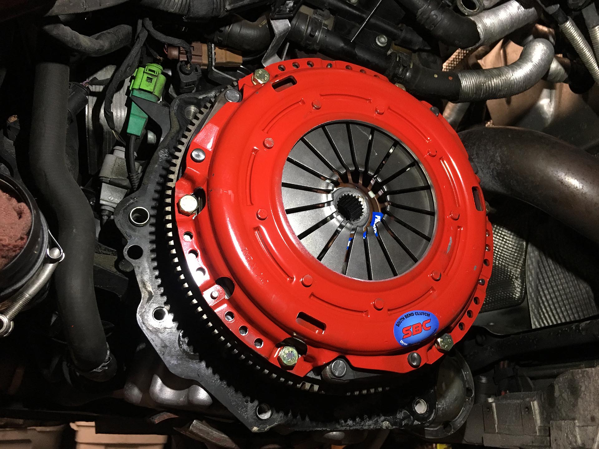 18_SouthBendClutch kit installed on Mk5 GTI