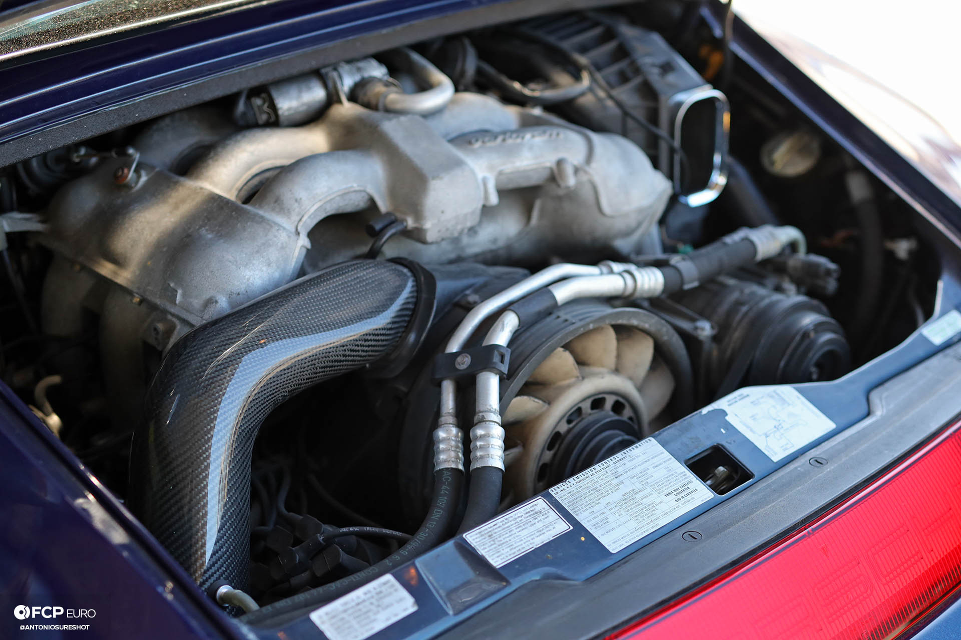 1996 Porsche 911 Carrera 993 RWB Engine Bay