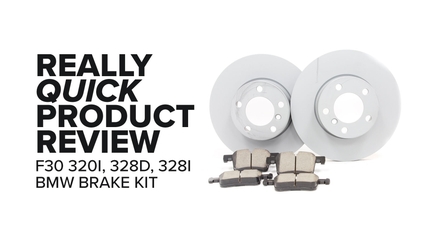 BMW F30 Front Brake Kit (320i, 328i, 328d) - Fitment, Benefits, and Product Review