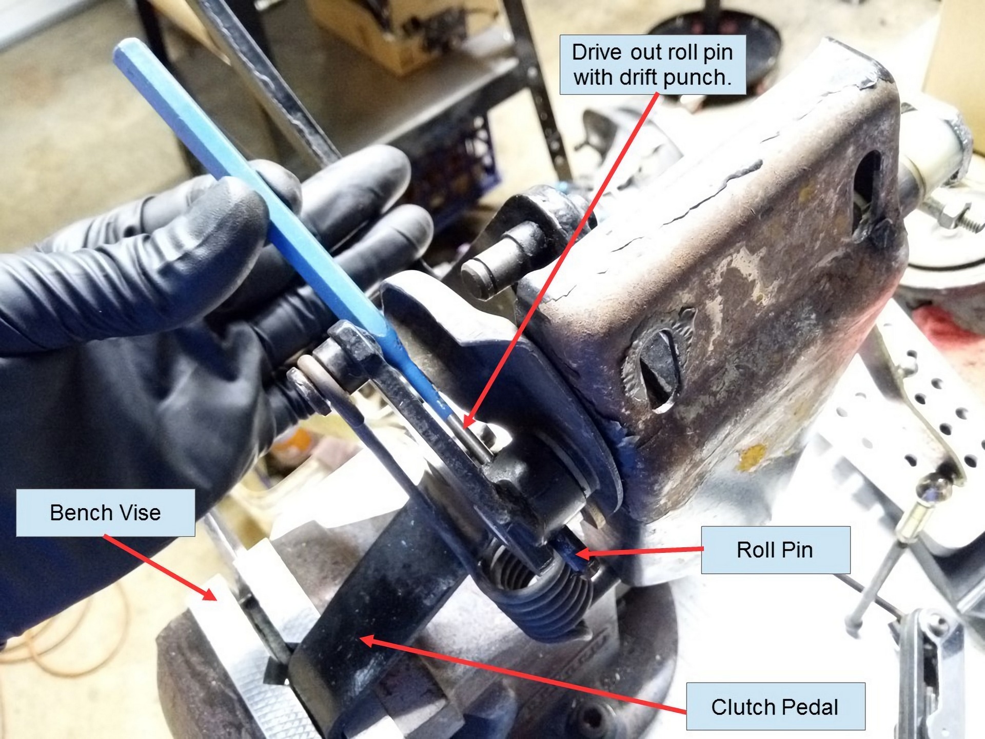 Porsche 911 Pedal Cluster Rebuild 11