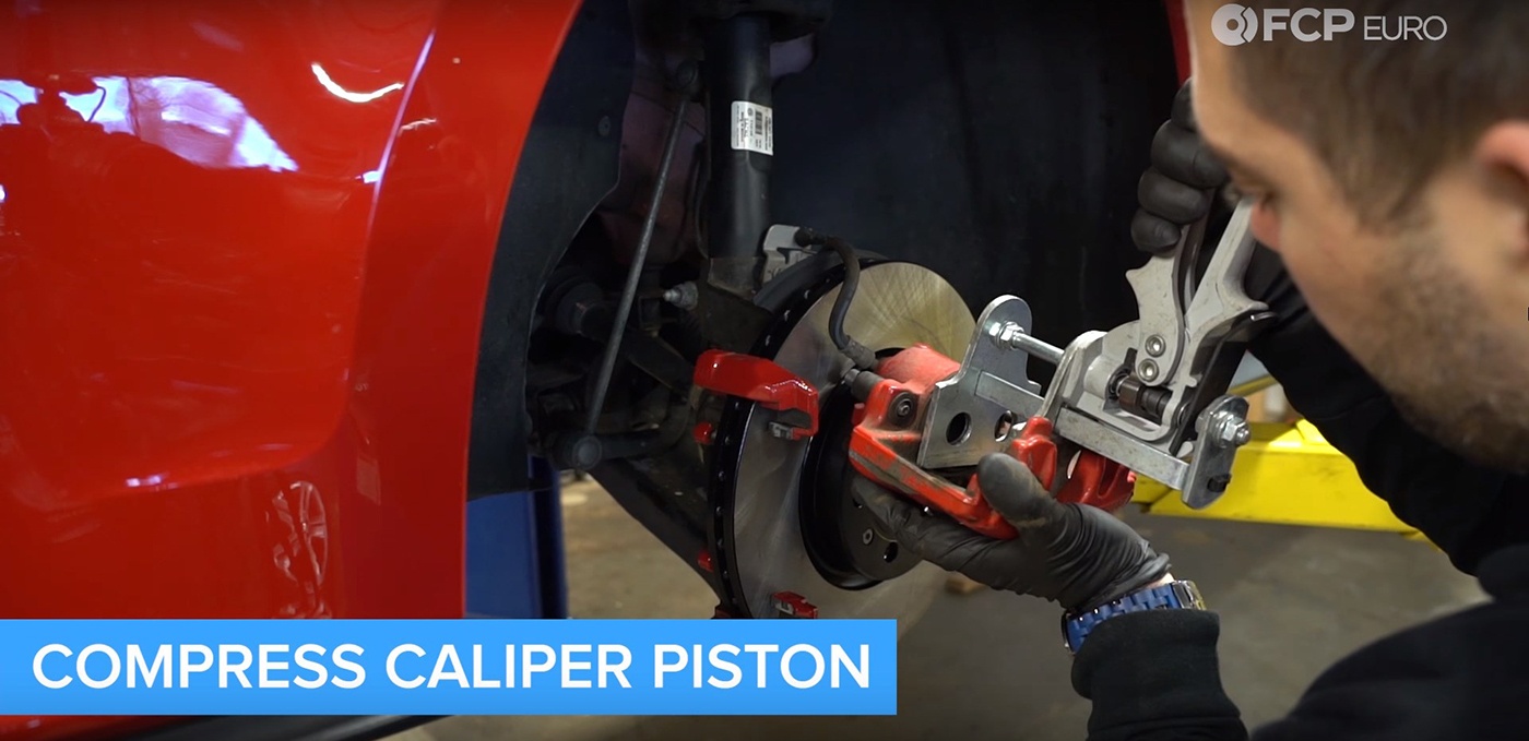 VW Audi Brake Job Caliper Compressor