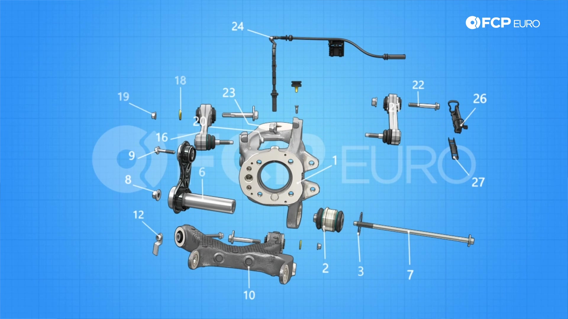 BMW F15 X5 Suspension & Brake Guide Rear Suspension Diagram