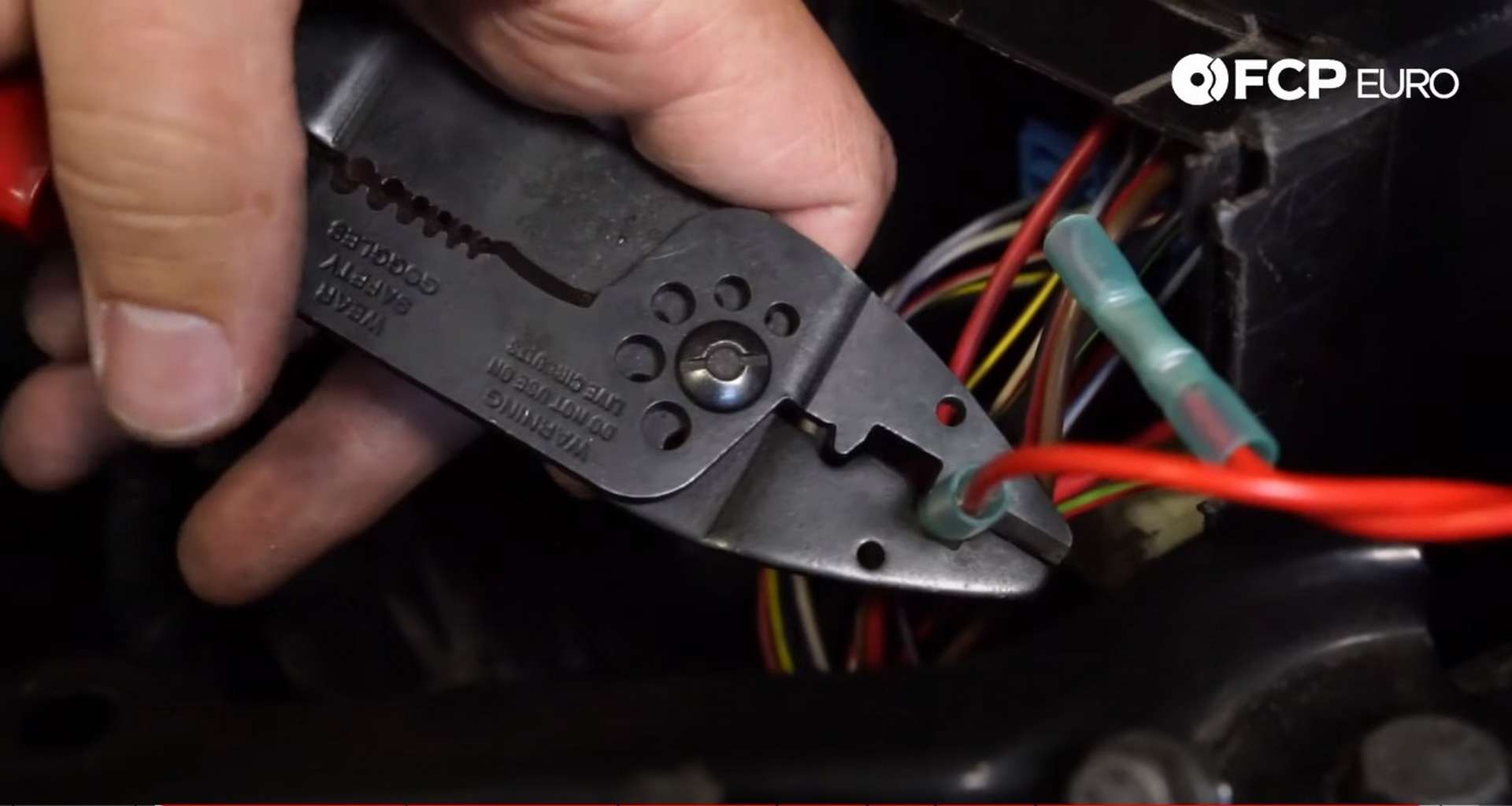 DIY Battery Relocation connecting the ignition wire extensions