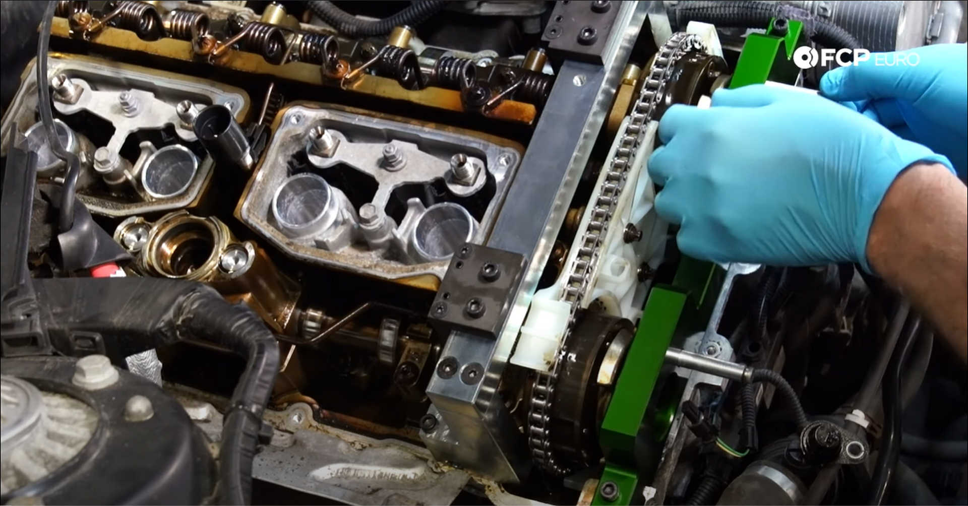DIY BMW N20 Timing Chain timing the camshaft adjusters