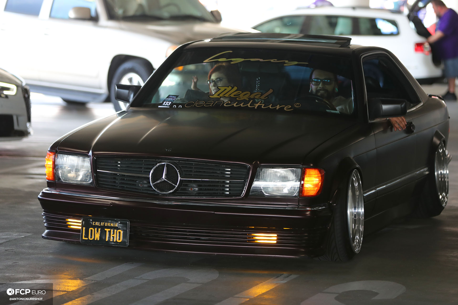 slammed Mercedes Benz 