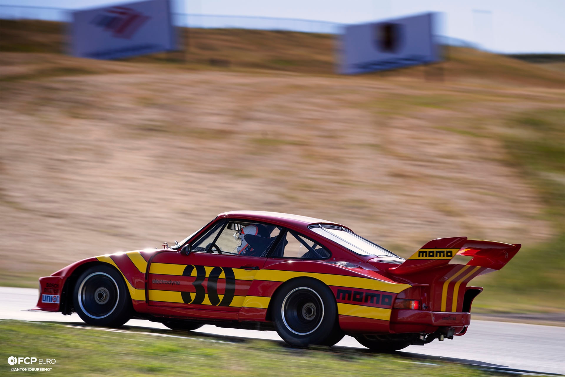 Momo Porsche 935 Alan Terpins Gianpiero Moretti Luftgekuhlt BBS Wheels Sonoma Speed Festival Antonio Alvendia