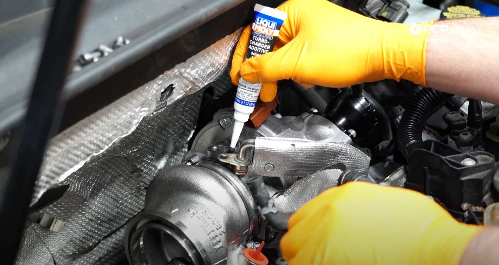 DIY MK7 VW GTI Turbocharger Upgrade adding the Liqui-Moly additive