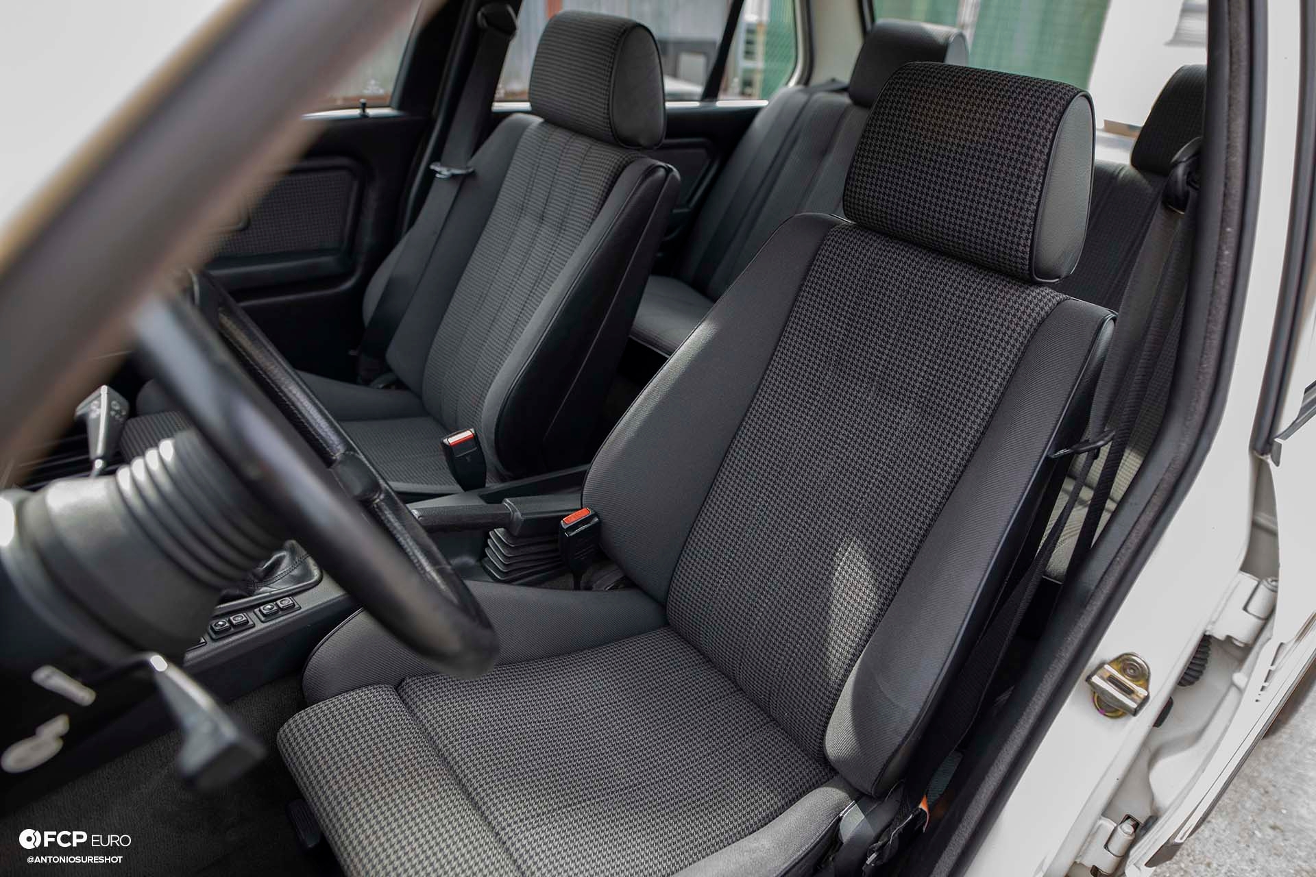 E30 BMW Hartge H26 Houndstooth Seats