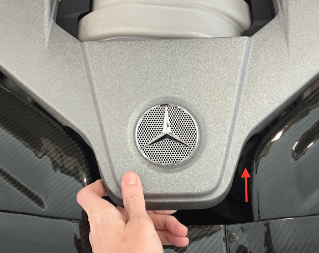 Mercedes M156 Engine Trim Cover Removal