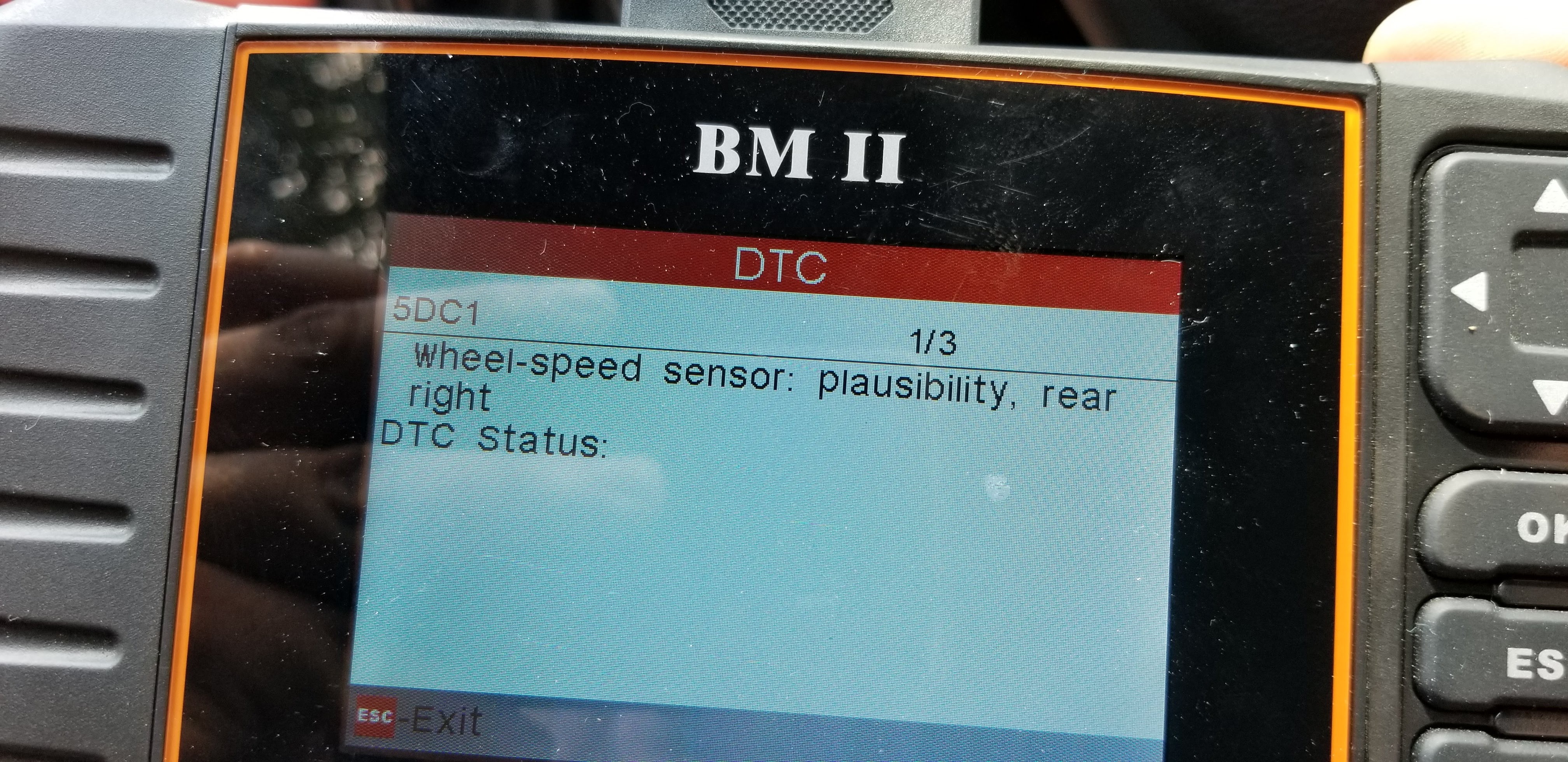 step 2 - dsc fault 1