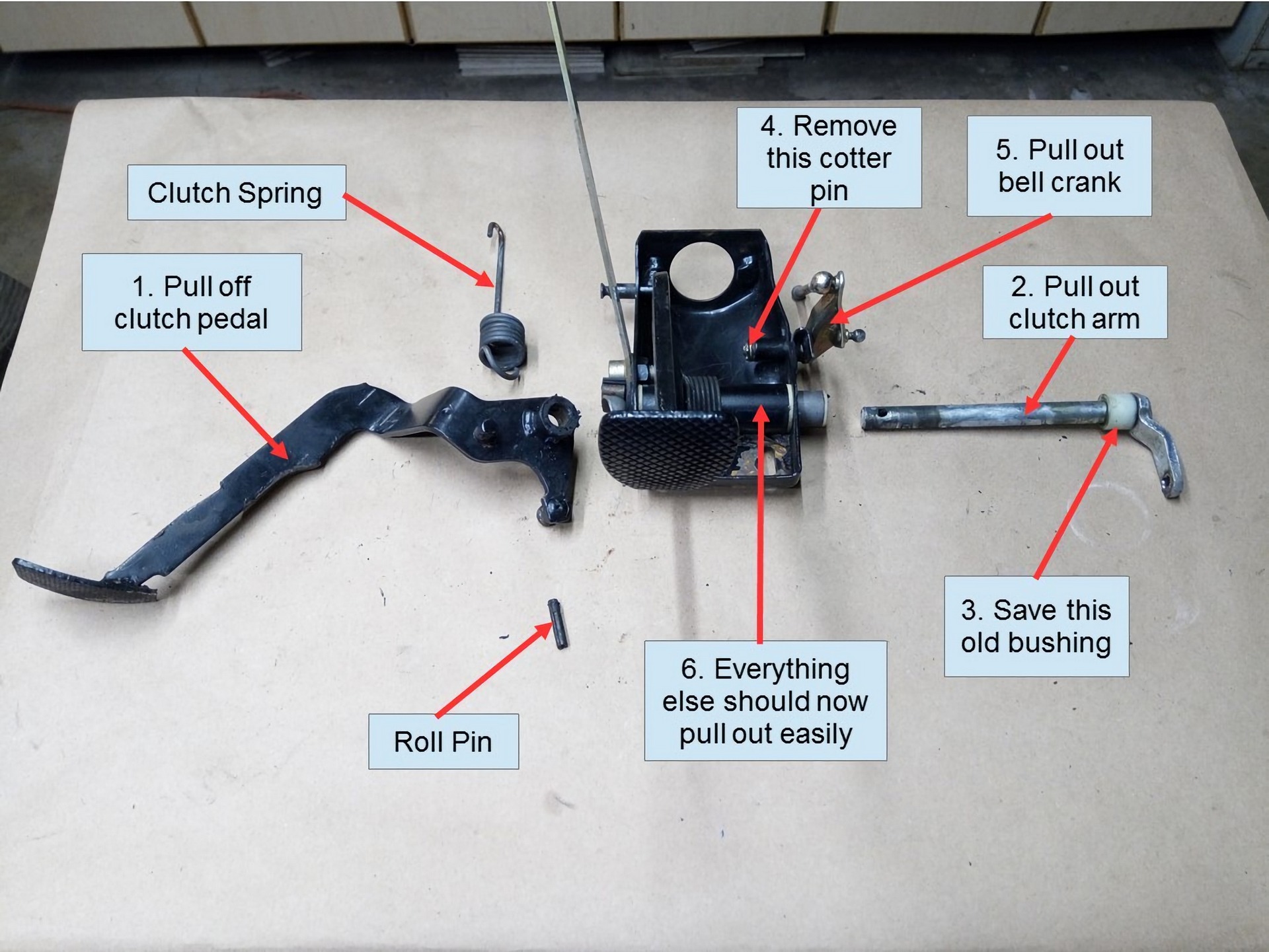 Porsche 911 Pedal Cluster Rebuild 12