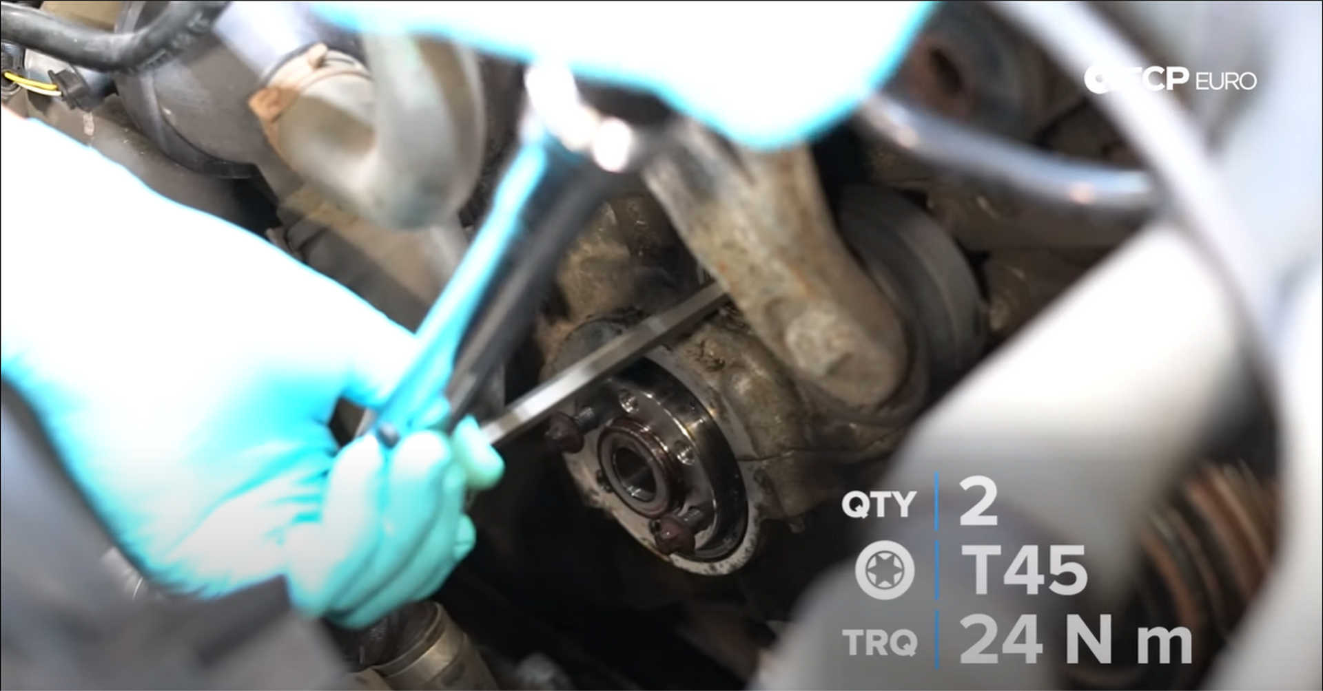 DIY BMW N20 Timing Chain tightening the chain guide pins