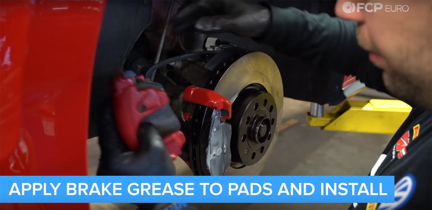 VW Audi Brake Job Brake Pad Installation