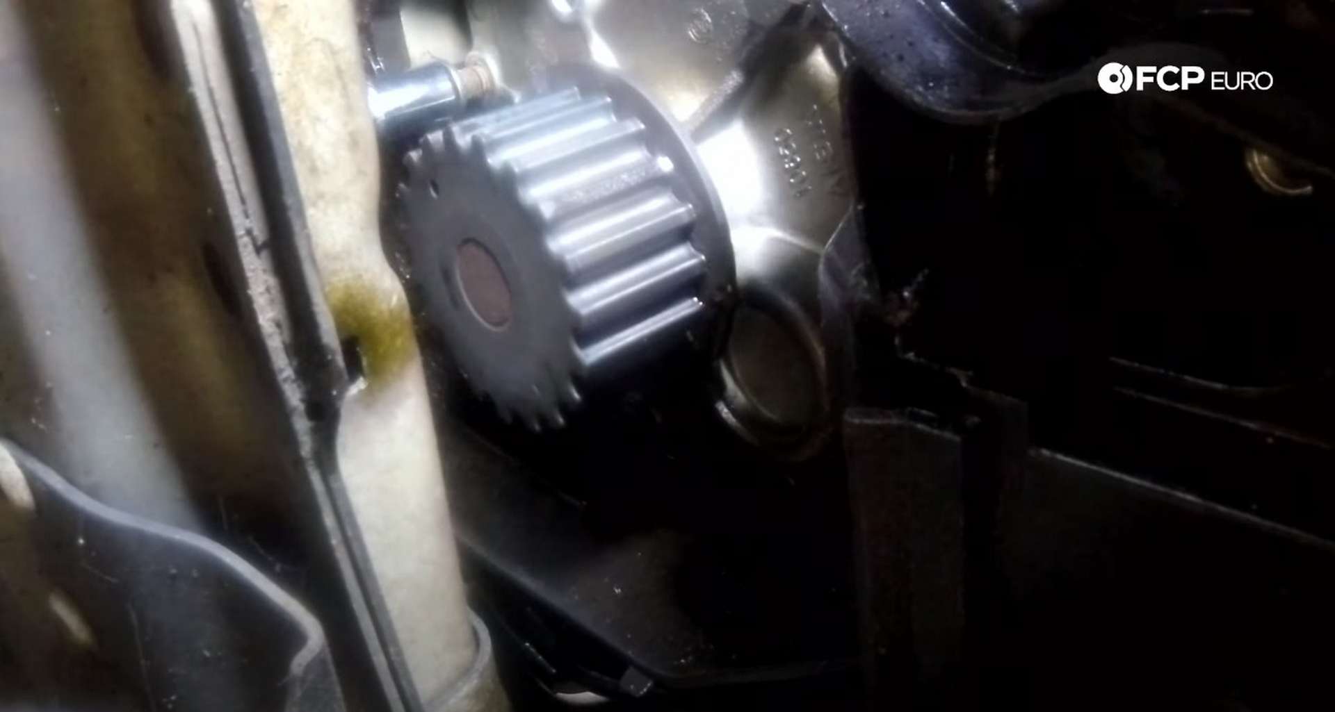 DIY Volvo P1 Water Pump Replacement removing the water pump bolts