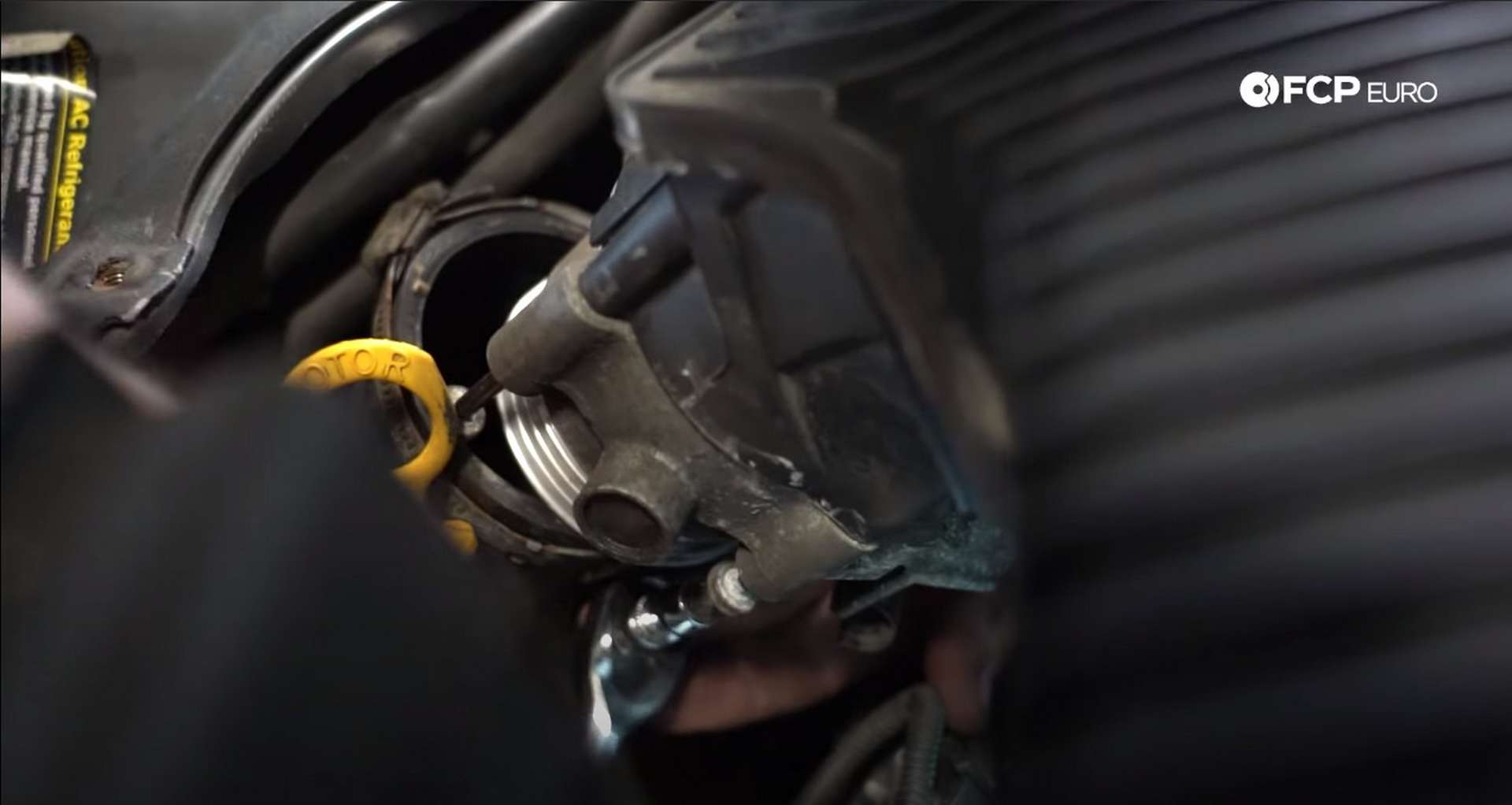 DIY Volvo Alternator and Serpentine Belt Replacement reinstalling the throttle body