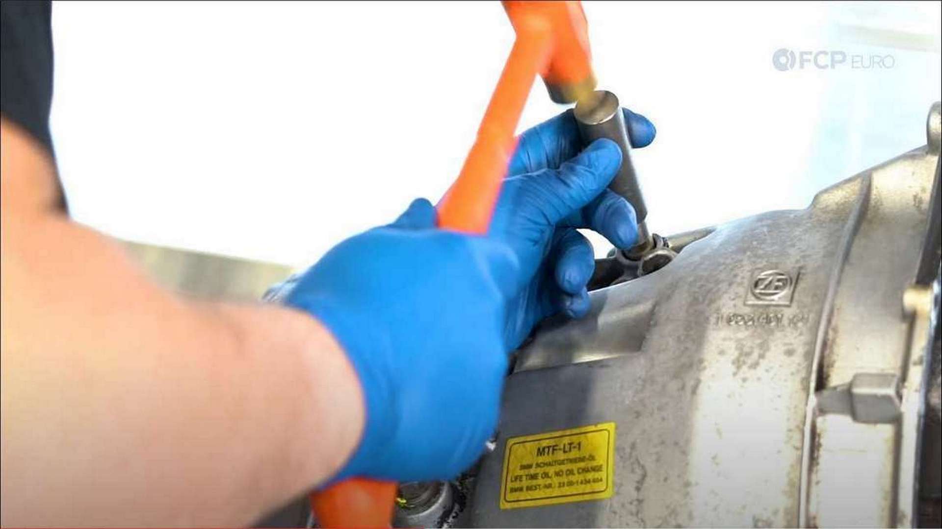 BMW Detent Replacement installing bushing sleeve