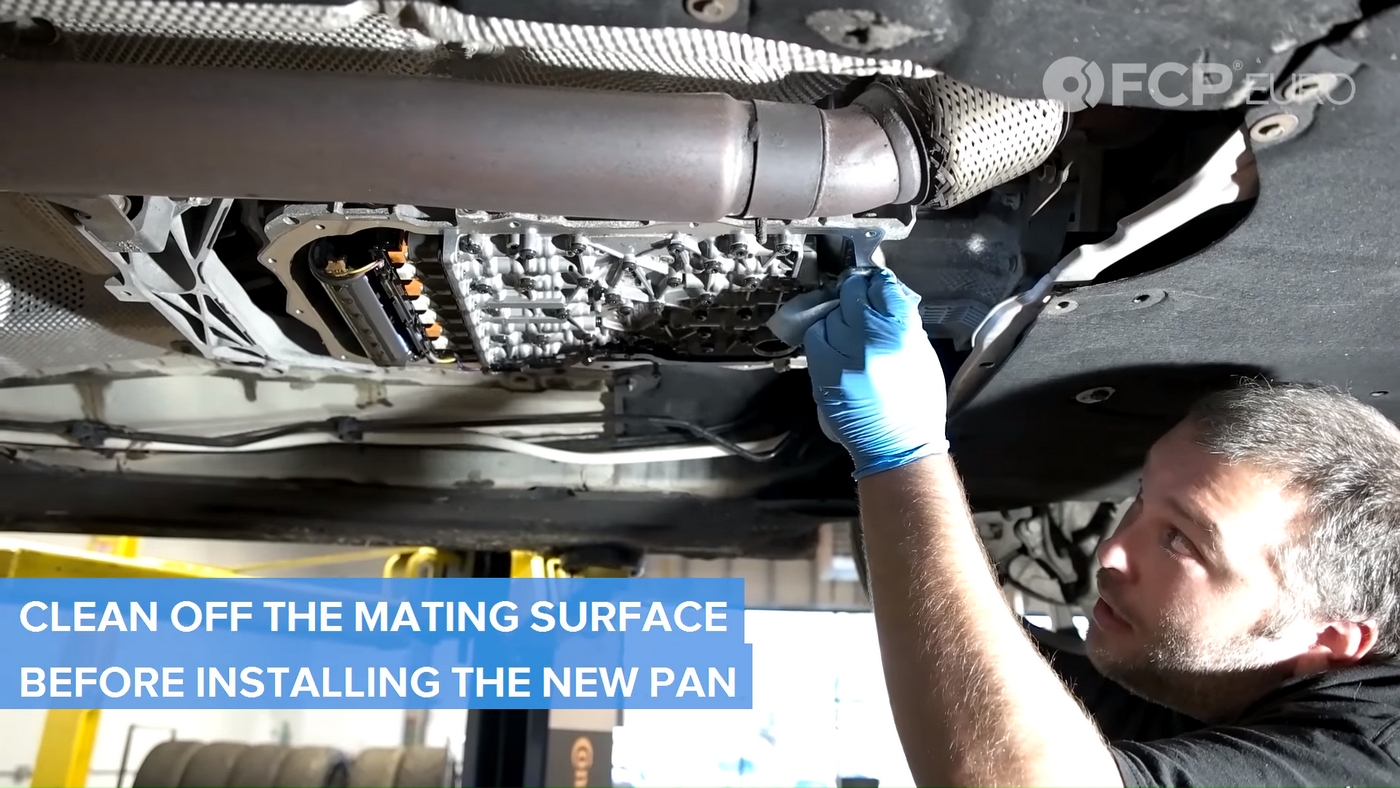 F30 Transmission Pan Cleaning