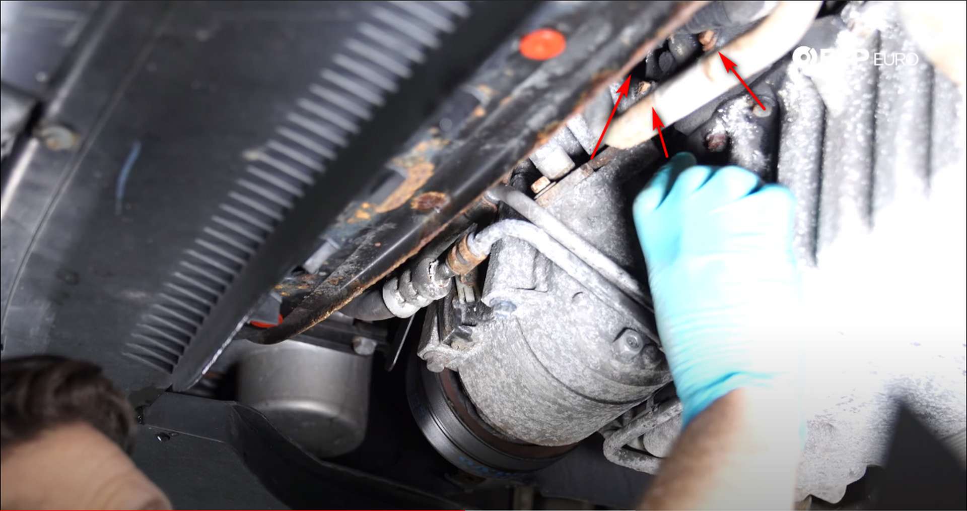 DIY Volvo PCV bottom bolt locations