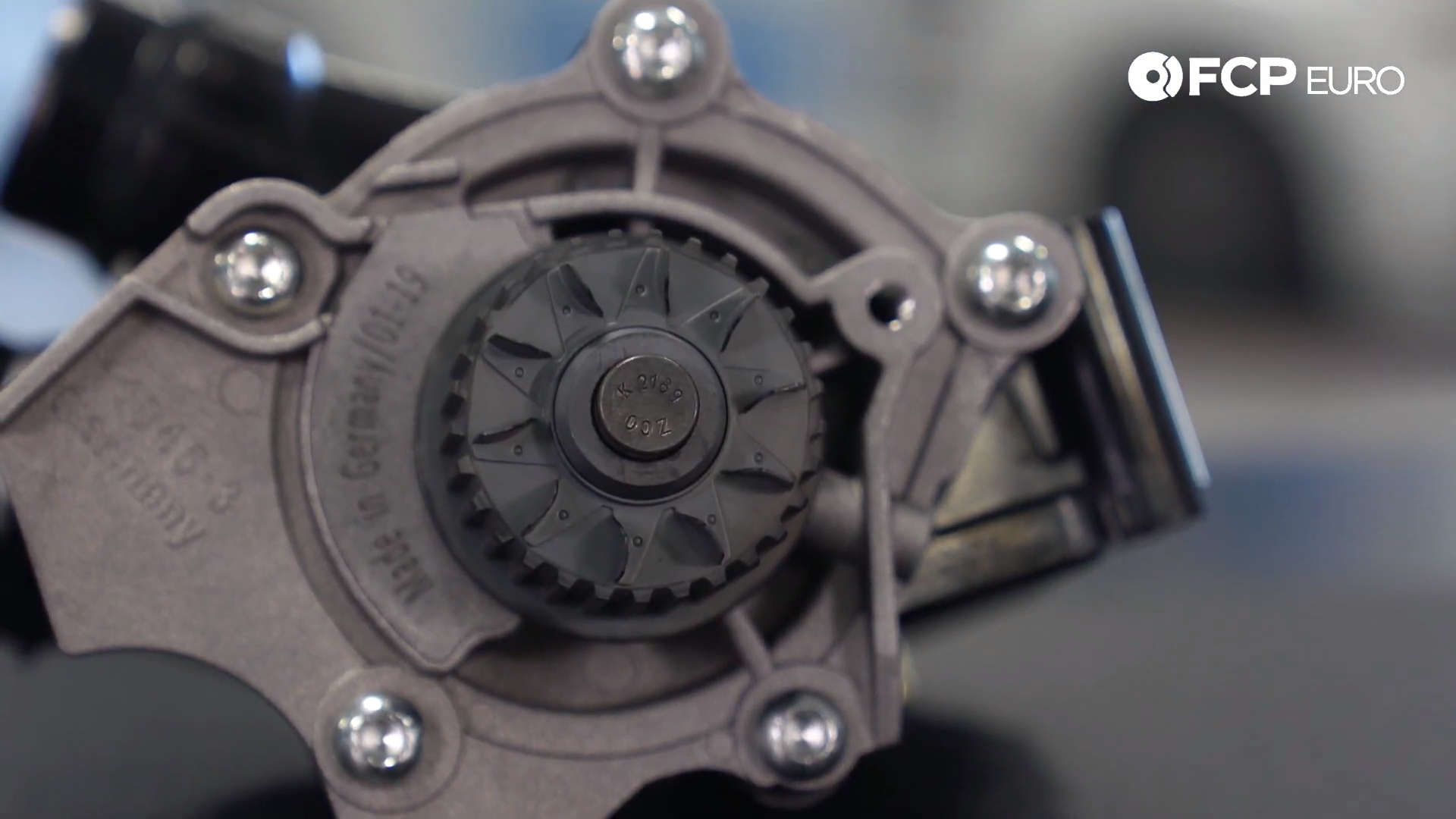 VW Audi MK6 Water Pump Closeup