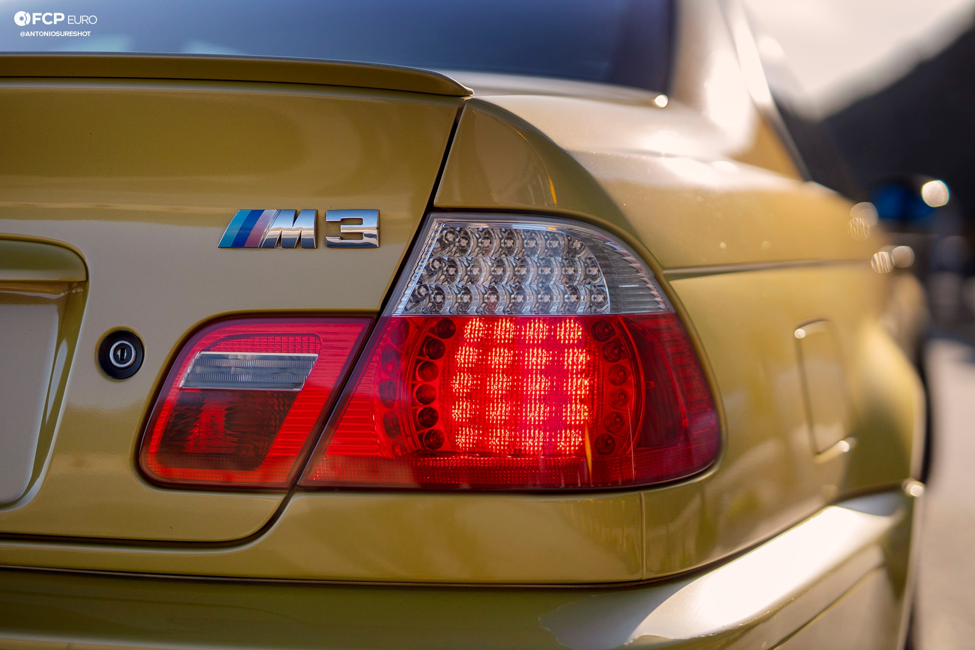 M3 BMW E46 Phoenix Yellow Volk Racing ZE40 Eibach Rays EOSR1878
