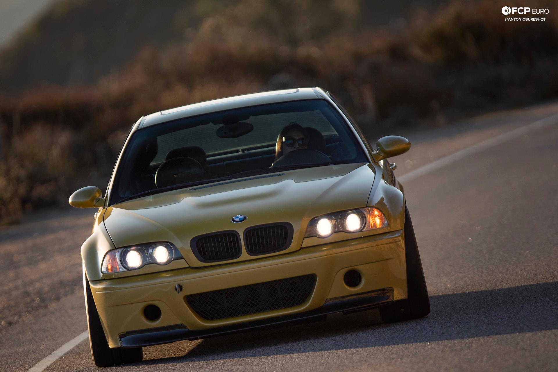 M3 BMW E46 Phoenix Yellow Volk Racing ZE40 ANT28150