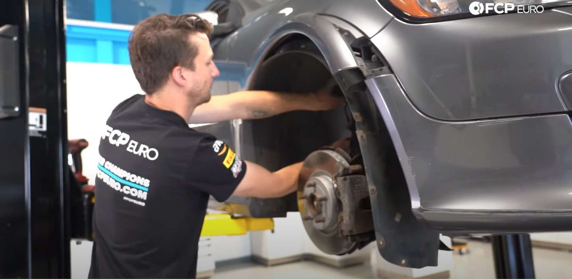 DIY Volvo Alternator and Serpentine Belt Replacement removing the fender liner