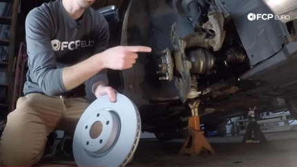 How To Replace The Front Brake Pads And Rotors On A Volvo P1 (S40, V50, C70, & C30)