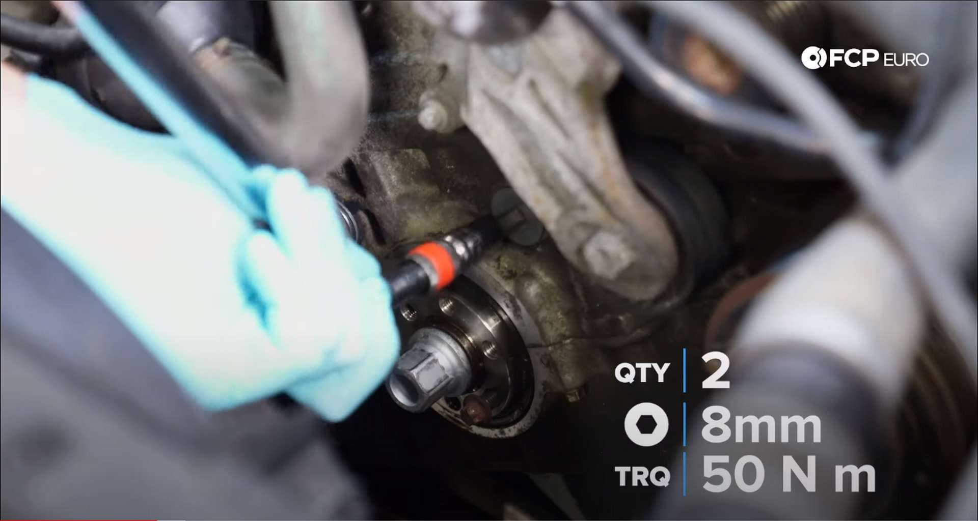 DIY BMW N20 Timing Chain torquing the guide pin plugs