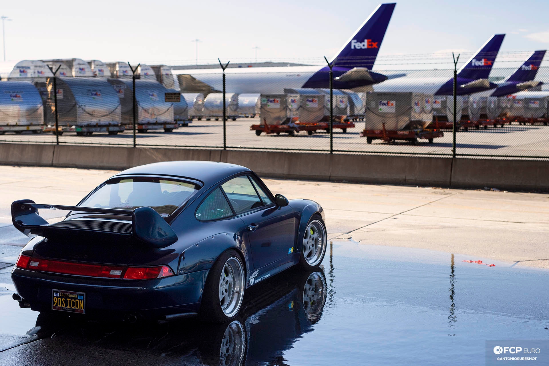 1996 Porsche 911 Carrera 993 RWB Rear 3/4