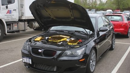 Why This V10 BMW M5’s Engine Bay Is Coated in Gold