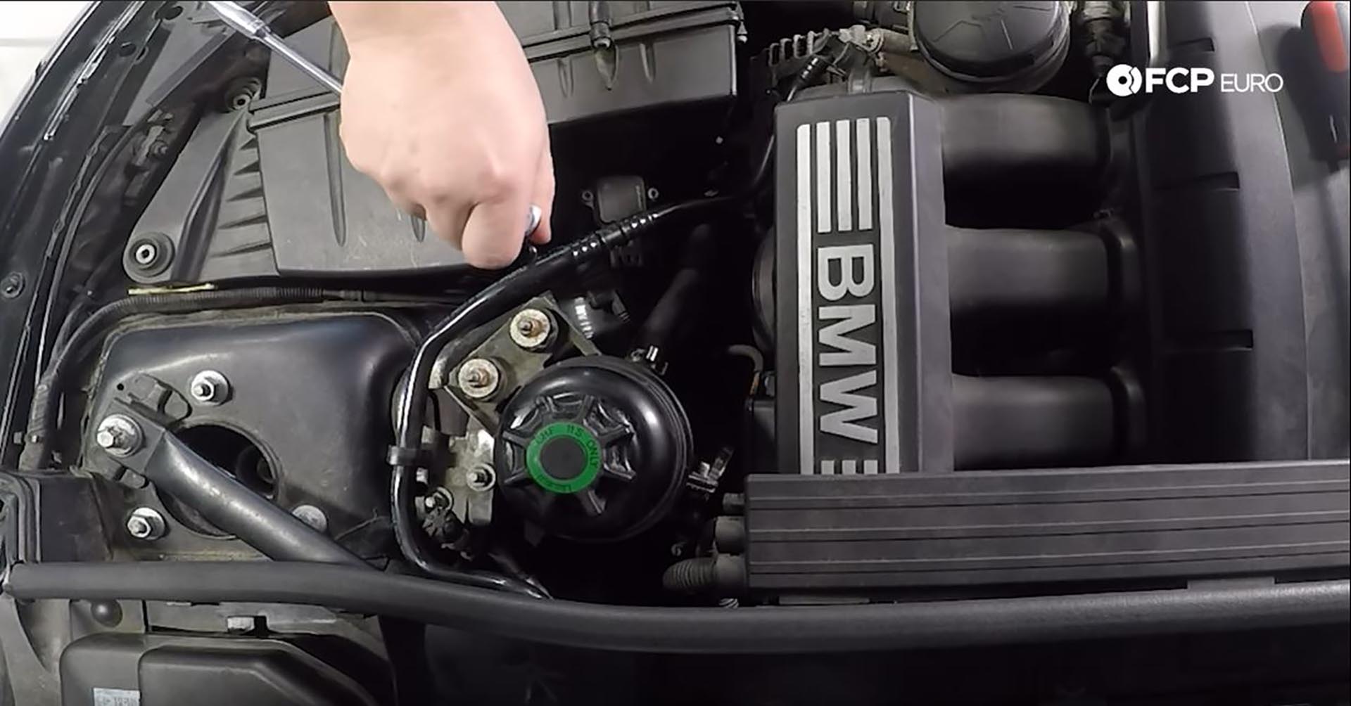 BMW Steering Rack intake tube removal