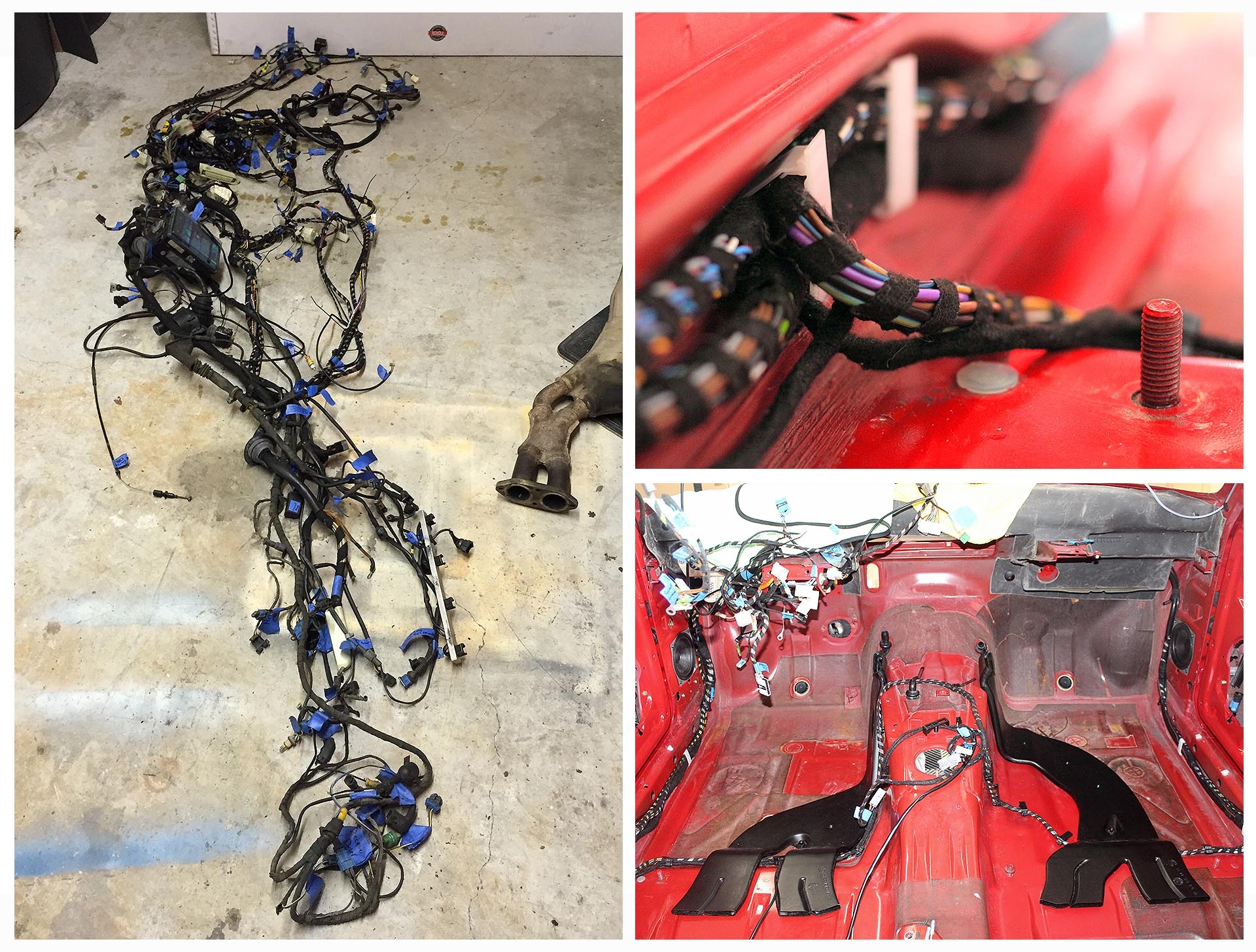 15_BMW E30 M3 wiring harness restoration