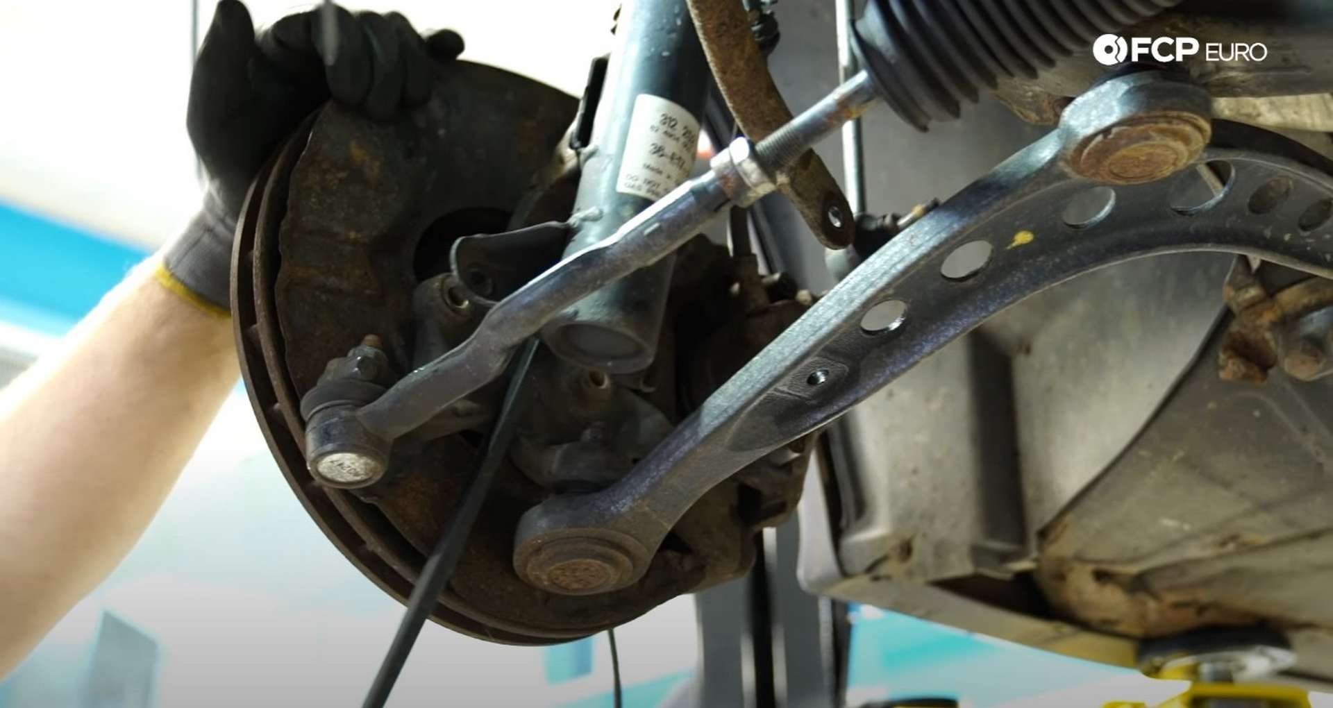 DIY BMW E36 Coilovers separating the strut from the knuckle